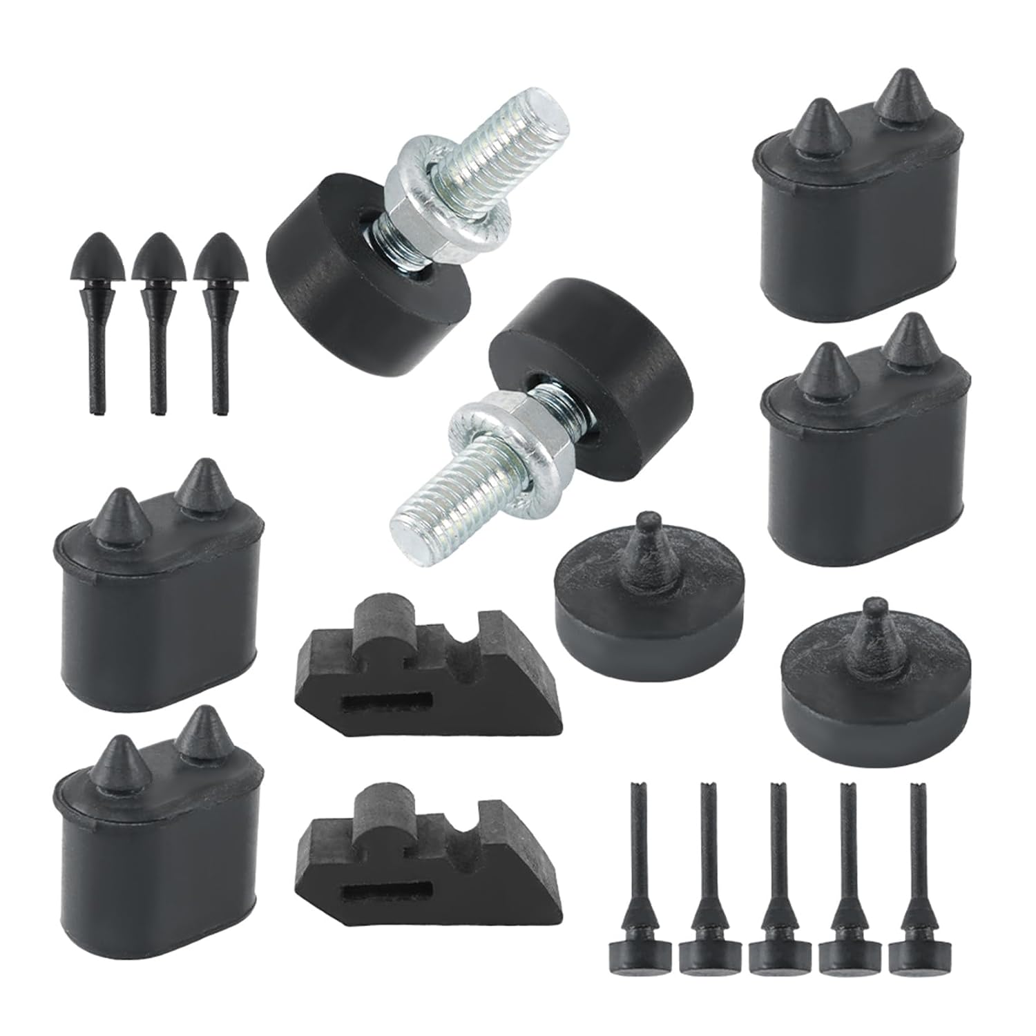 Rubber Stopper Kit with Hood Adjusters Bumpers Replacement for LT/ LT Rally/ Base/ Z28 Coupe 2-Door 1967-1979 EB-P00001