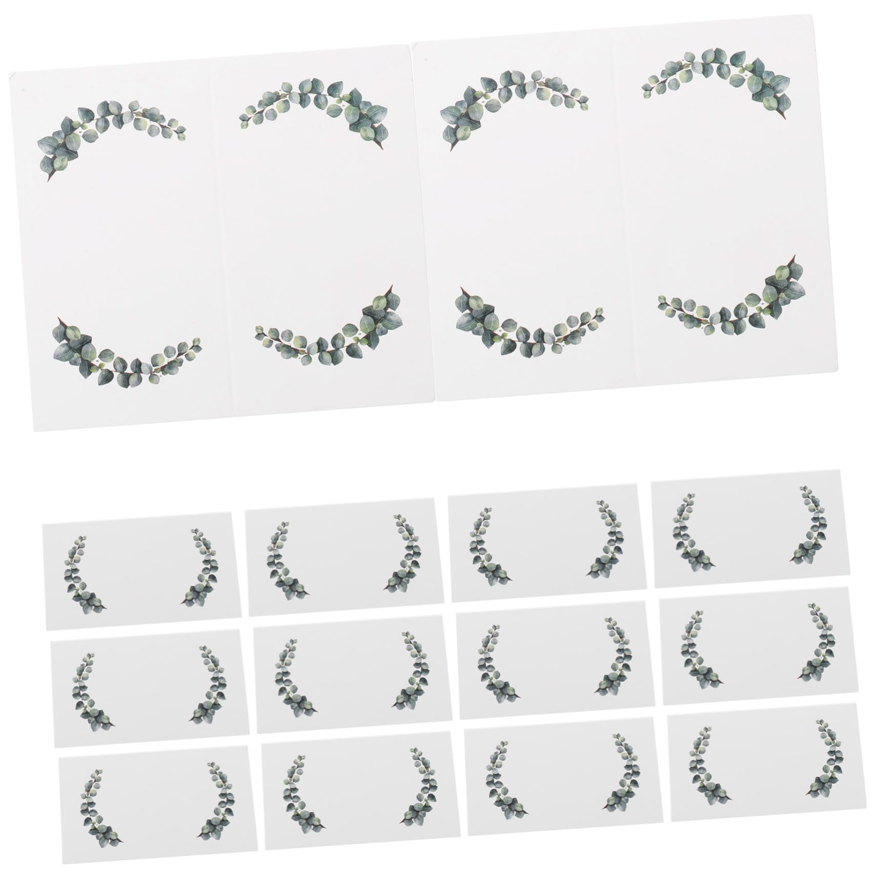 MAGICLULU 4 Juegos Carpa De Boda Para Intercambiar Tarjetas Decoración Verde Tarjetero Redondo Cuadrado Para Cajas De Rellenos De Suerte Tarjetas De Nombre Para Mesa 100 Uds * 4