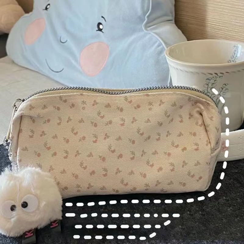 Pro | Cartoon Floral Printing Pencil Case Large Capacity Pen Bag Zipper Multifunctional Stationery Organizer For Women Grils Students 2026 - view 4