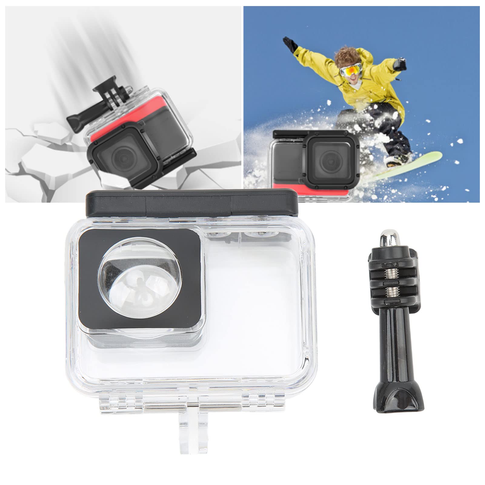 Custodia da Immersione per One RS, per , Custodia Subacquea Impermeabile 30M, Custodia Protettiva per Action Cam
