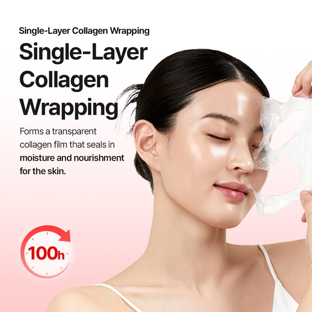 Amazon.com : MDP+ Red Lacto Collagen Wrapping Mask | Peel Off