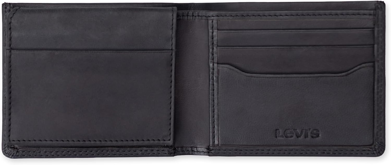 Levi's Men's Levi's Men's Raymond Passcase Wallet, grey, One Size - Image 3