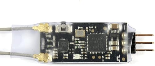 R12DSM Micro Mini Receptor 2.4G 12CH SBUS y PPM Soporte de Señal DSSS y FHSS Espectro Extendido para AT9 AT9S AT10 AT10 II Transmisor disponible en Yaxa El Salvador