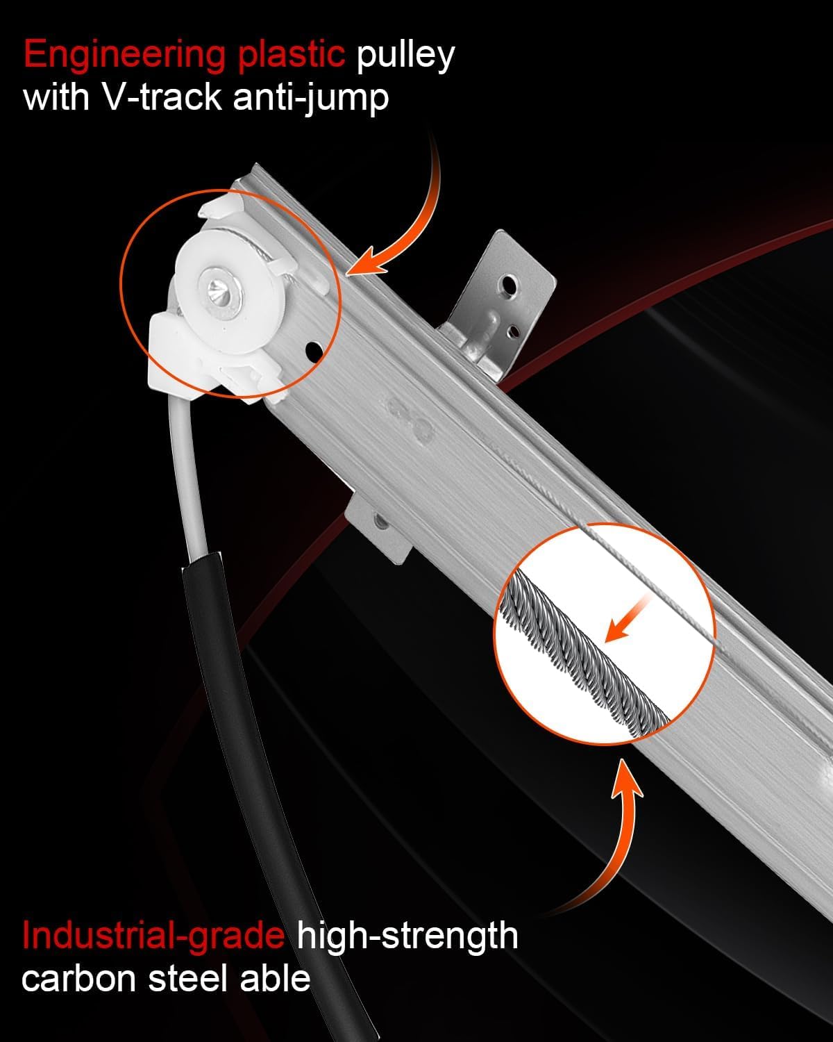 Front Left Driver Side Power Window Regulator with Motor for:-Honda Element 2003 2004 2005 2006 2007 2008 2009 2010, Element 05 06 07 08 09 10, 6 Pins Connector Replace# 72250SCVA02 748-131