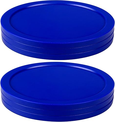 Miniatura 2 de 3 14 pulgadas Air Hockey Pucks, paquete de portería de tamaño completo accesorios de repuesto para mesas de juego (6 unidades)