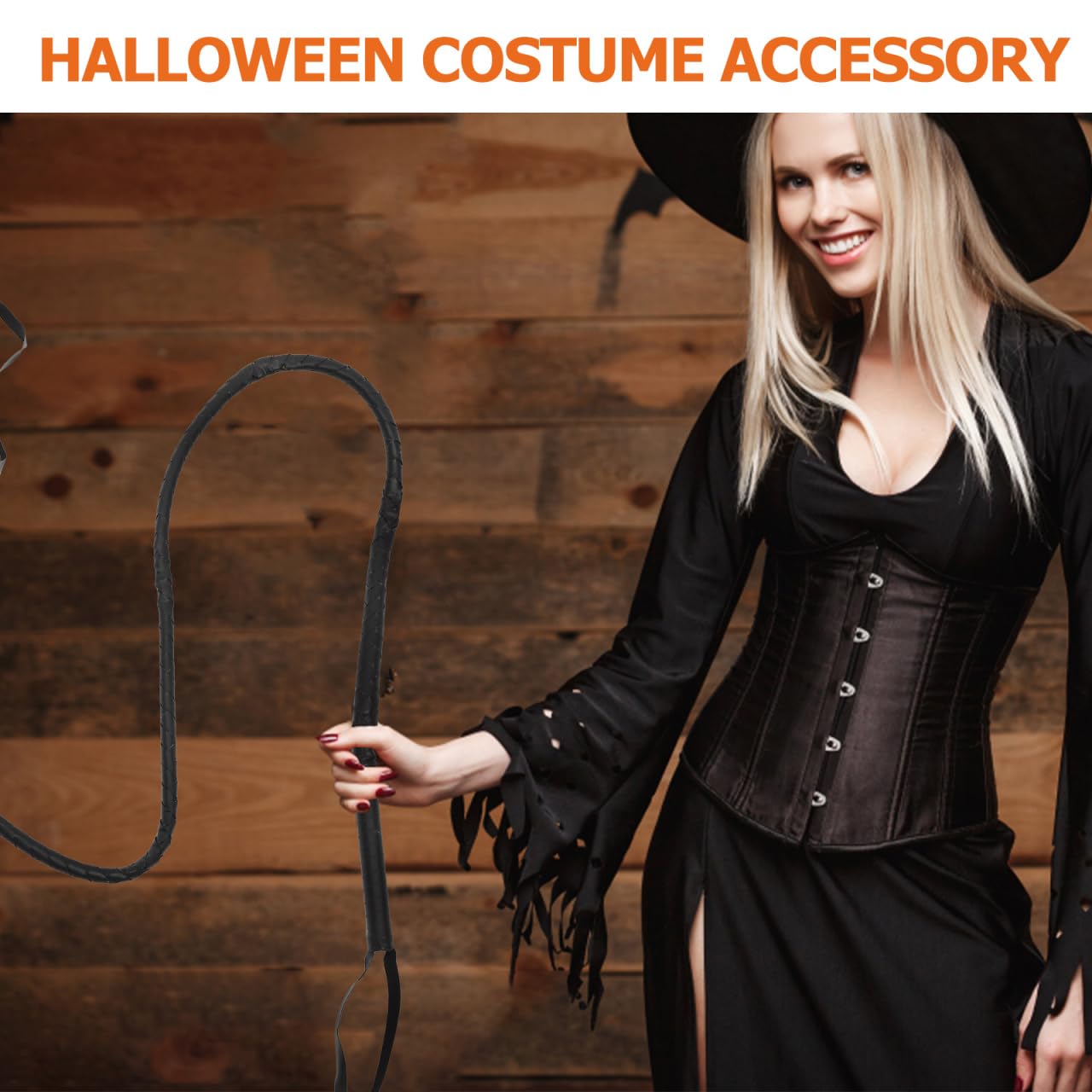 VICASKY Fouet : fouet pour esclave blanc : aviateur : 1. 8-2,0 cm Fouet esclave aviateur exotique Cravache Bullwhip Directeur de cirque Costume de chat noir Costume d'Halloween Costume de costume