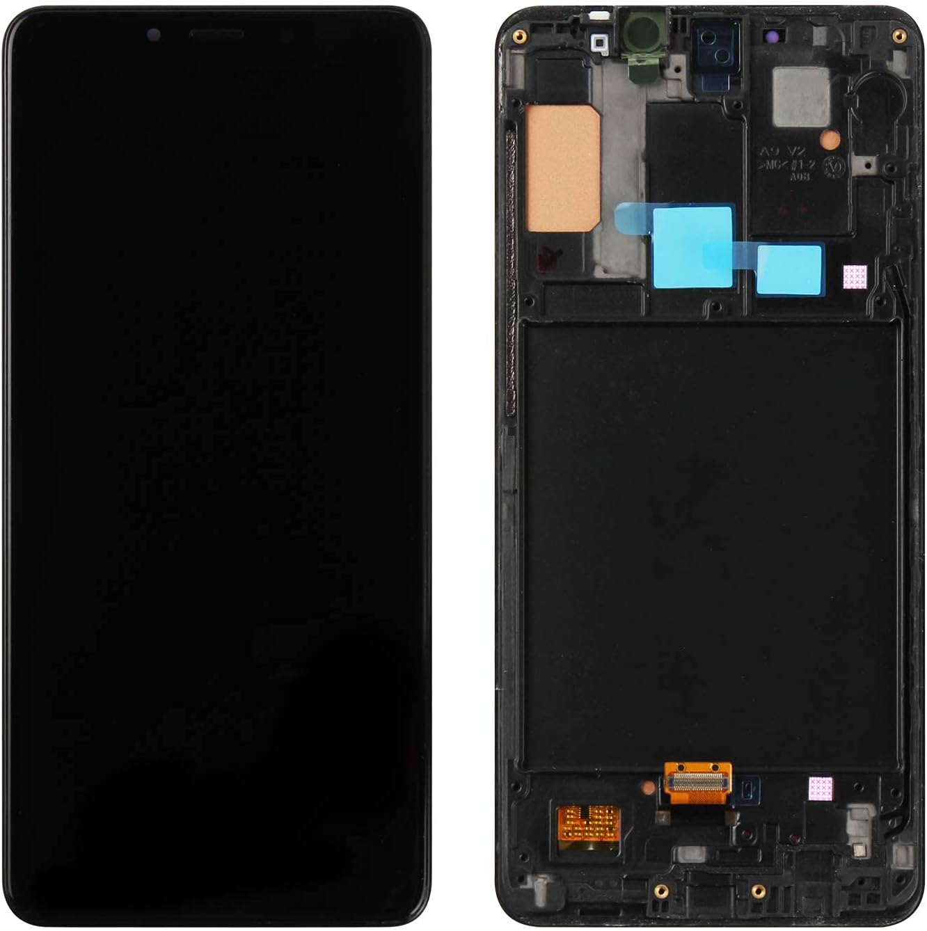 A-MIND for Samsung Galaxy A9 2018/A9 Star Pro/A9s SM-A920F/DS A920N 6.3 Original Screen Replacement Touch Screen Digitizer LCD Display Full Assembly Repair Kits,with Free Tools(Black with Frame)