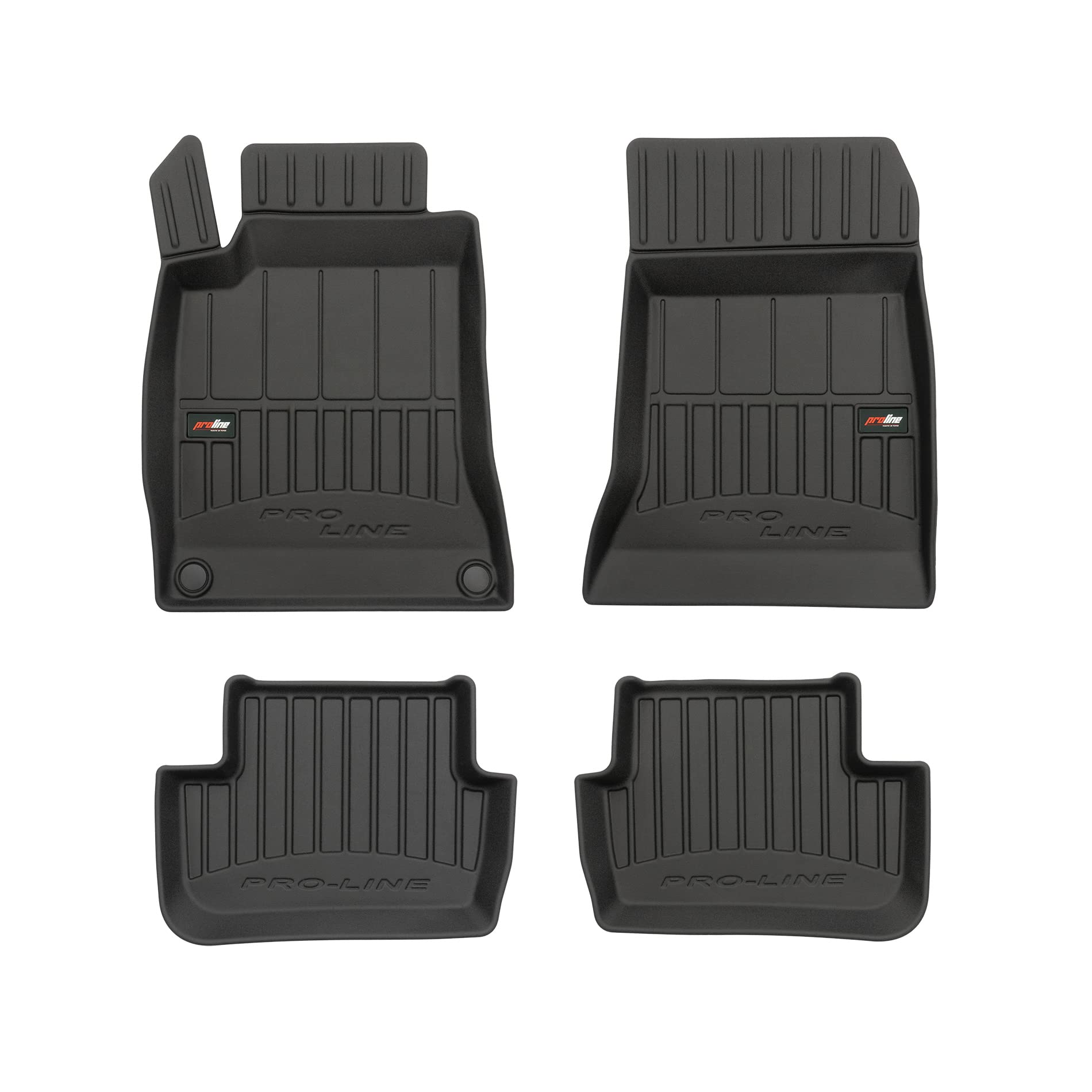 FROGUM ProLine 3D Esclusivi Tappetini auto in gomma su misura per Mercedes-Benz CLA C117 2013-2019 I I bordi più alti