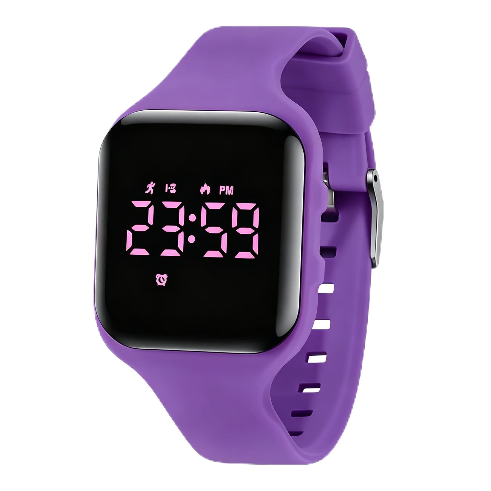 Kids Watches for Girls Boys Digital Sport Watch with Step Counter Pedometer Vibration Alarm Clock, No App Waterproof Fitness Tracker Kids Watch Boys Girls Teens Students Ages 5-16