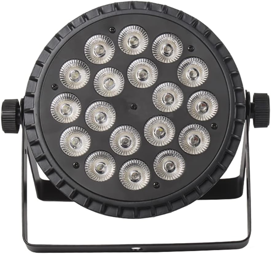 Aluminum Alloy LED Par 18x18W RGBWA UV 6in1 Lights DMX512 Disco Ball Lamps Stage(US Shipping)