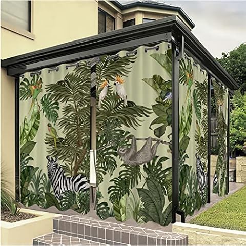 Linfye 2022 Upgraded Gazebo Patio Outdoor Curtains Waterproof Cover