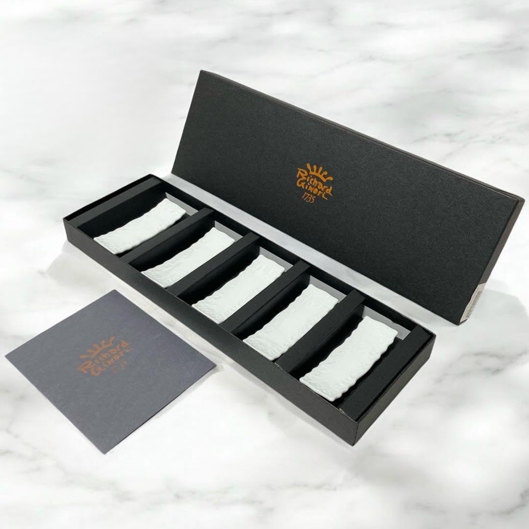 Richard Ginori ベッキオホワイト　ナイフレスト　5個 リチャードジノリ ベッキオホワイト 箸置き ナイフレスト 5点