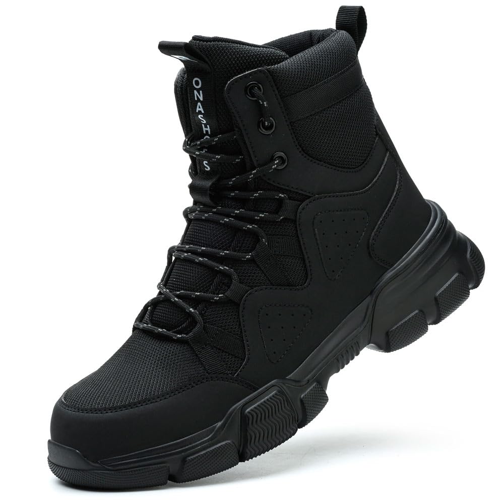 Rona Shoes Obuwie ochronne, buty robocze, stalowe noski, buty robocze, trampki, wygodne, sportowe, lekkie, dla mężczyzn i kobiet