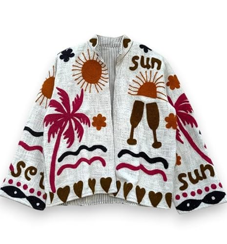 21 Palm Springs Outfit Ideas Pink Palm Tree Cardigan
