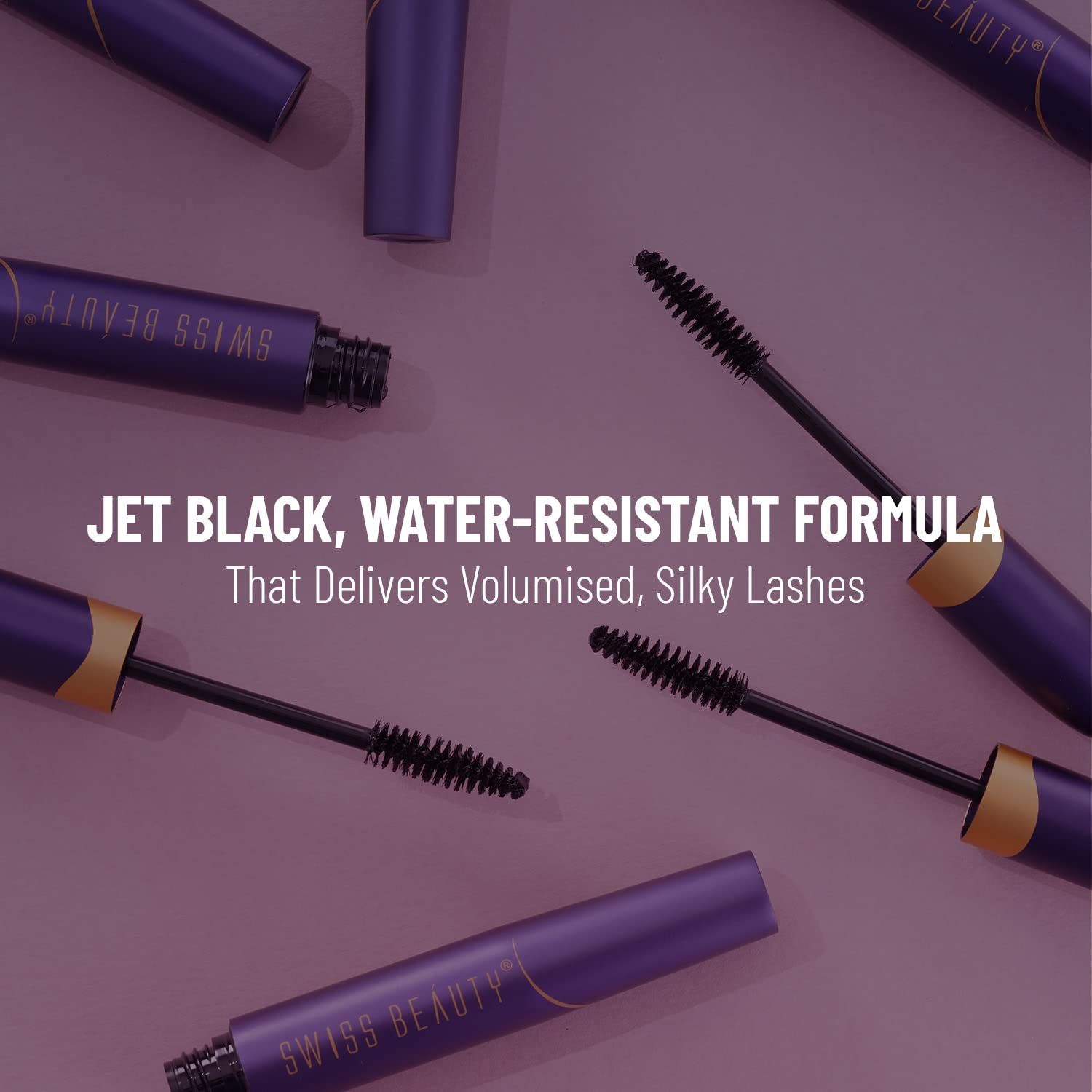 Swiss Beauty Super Lash Mascara | Instant Lift & Curl | Water-Resistant | Intense Colour Payoff | Long-Lasting | Black, 7.5Ml 2