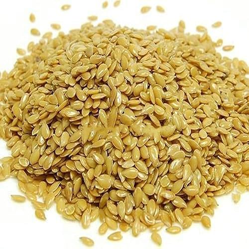 Glorious Inheriting Naturally Fresh - Linaza doradalinaza blanca de tamaño general con bolsa de red de 17.64 onzas