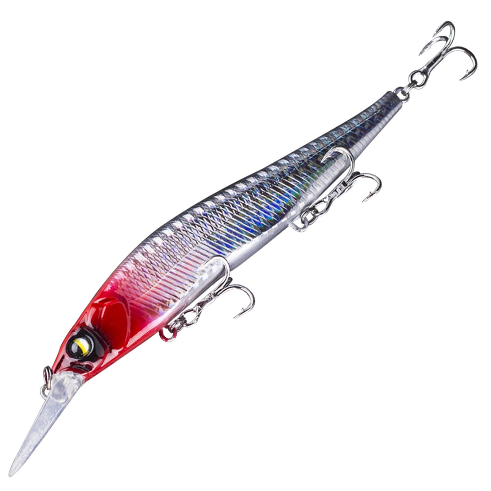 5 Pcs Deep Diving Minnow Lures - 14.5cm Hard Plastic Fishing Baits For Bass & Saltwater