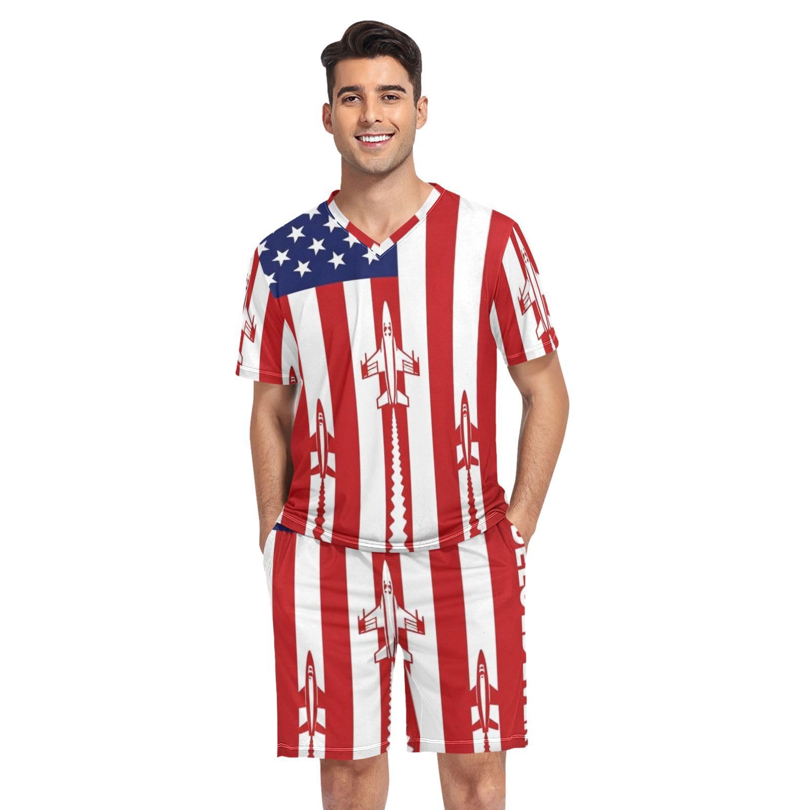 Camisas de pijama para hombre cómodas y frescas contra el calor nocturno talla S 8