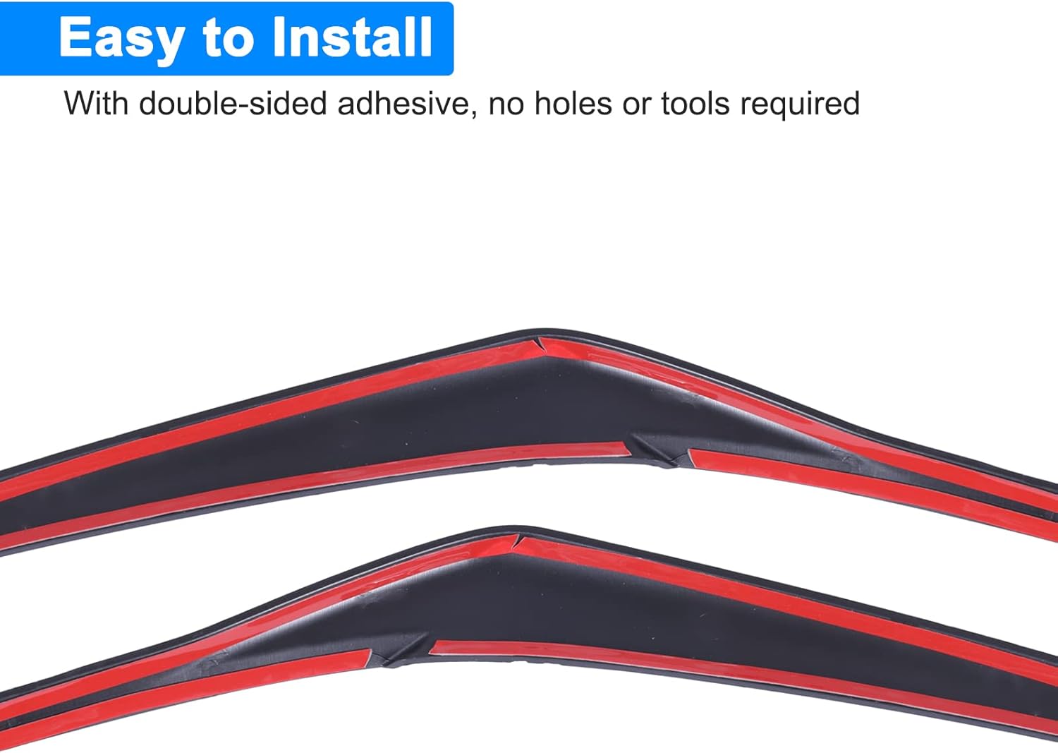 2pcs Headlight Eyelid Eyebrow Cover Compatible with Toyota Camry 2018-2024 SE XSE LE XLE Hybrid Glossy Black ABS Trim Decoration Toyota Camry Accessories