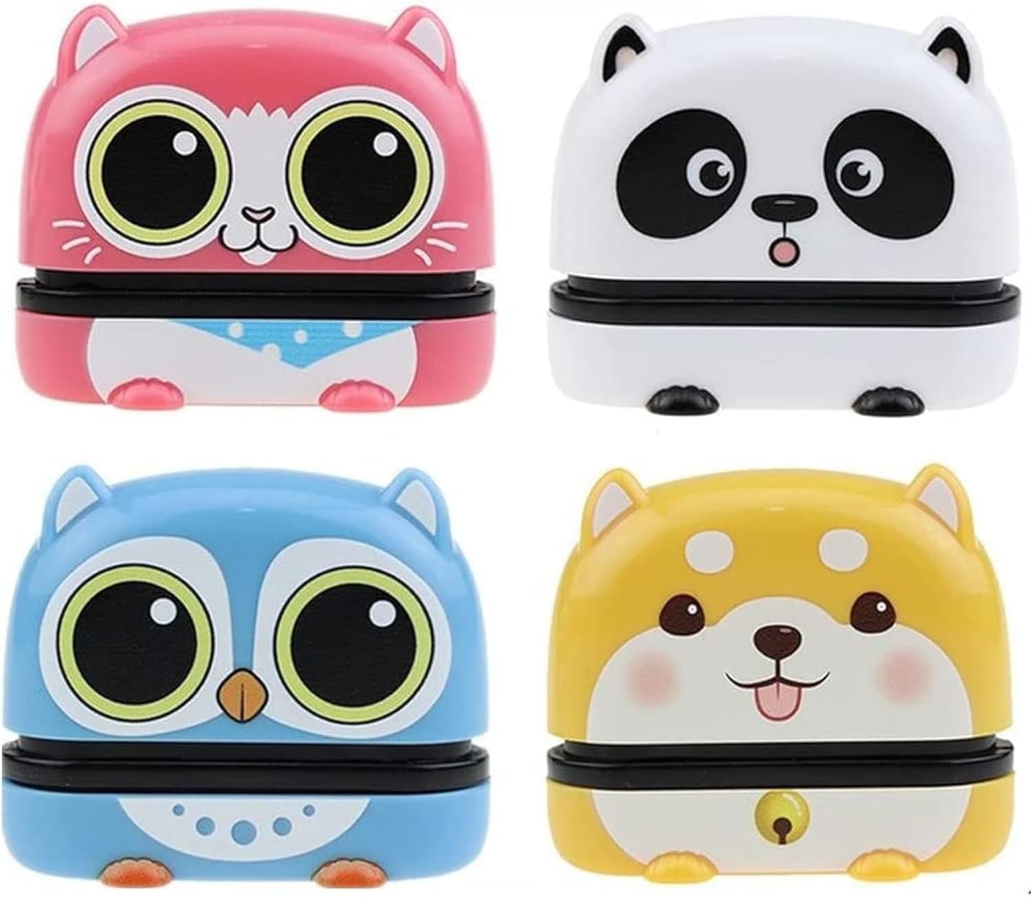 Maommadio Personalized Name Stamp,Custom Name for Baby Student Clothes Chapter Cartoon Children's Seal Cute for Kids,Waterproof Wash Not Faded Stamp Animal Styles