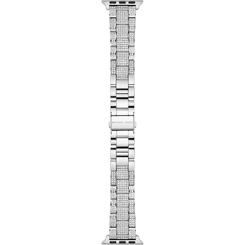 Michael Kors Band for Apple Watch; Stainless Steel Smart Watch Bands for Women; Compatible with Apple Watch 38mm, 40mm, 41mm