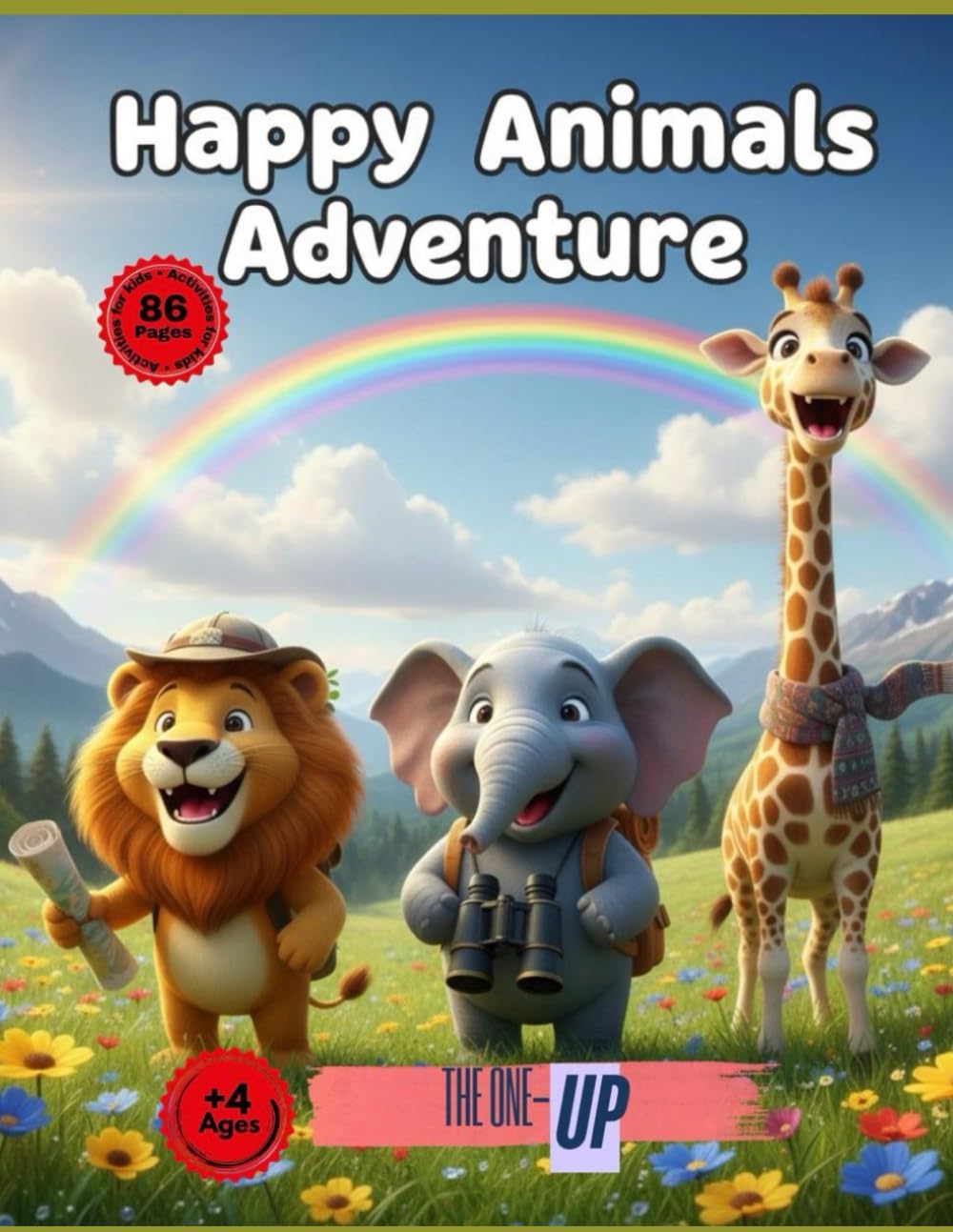 Happy Animals Adventure: Fun Animal Illustrations and Easy Designs for Hours of Creative Entertainment