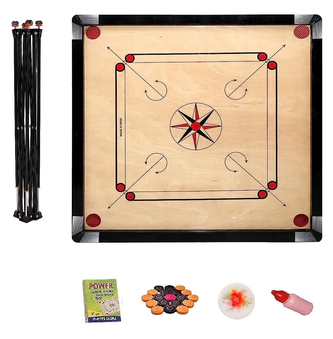 Buy Zafex Superior Matte Finish Practice Carrom Board for Serious
