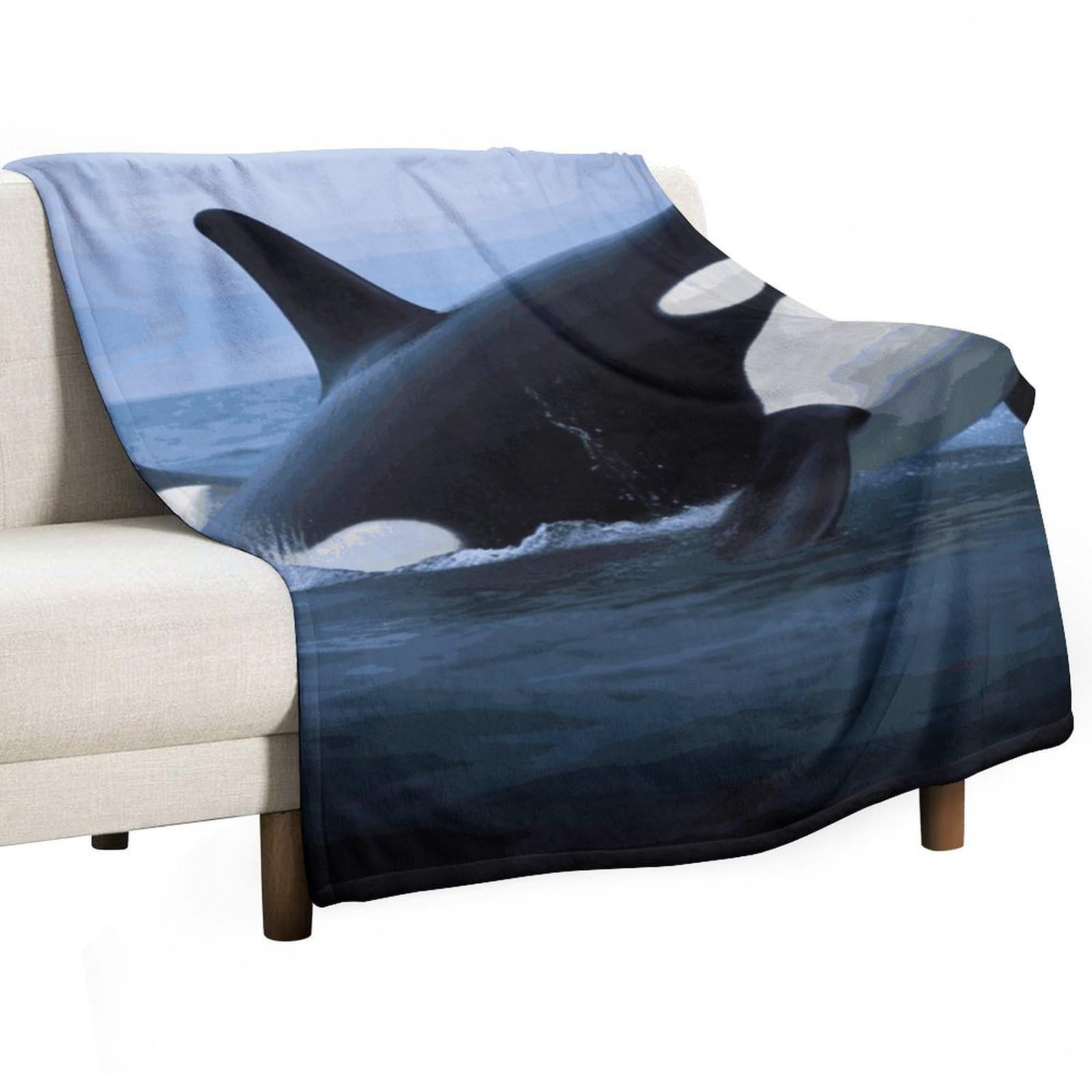 Couverture polaire super douce chaude et légère plaid canapé 127x177 cm