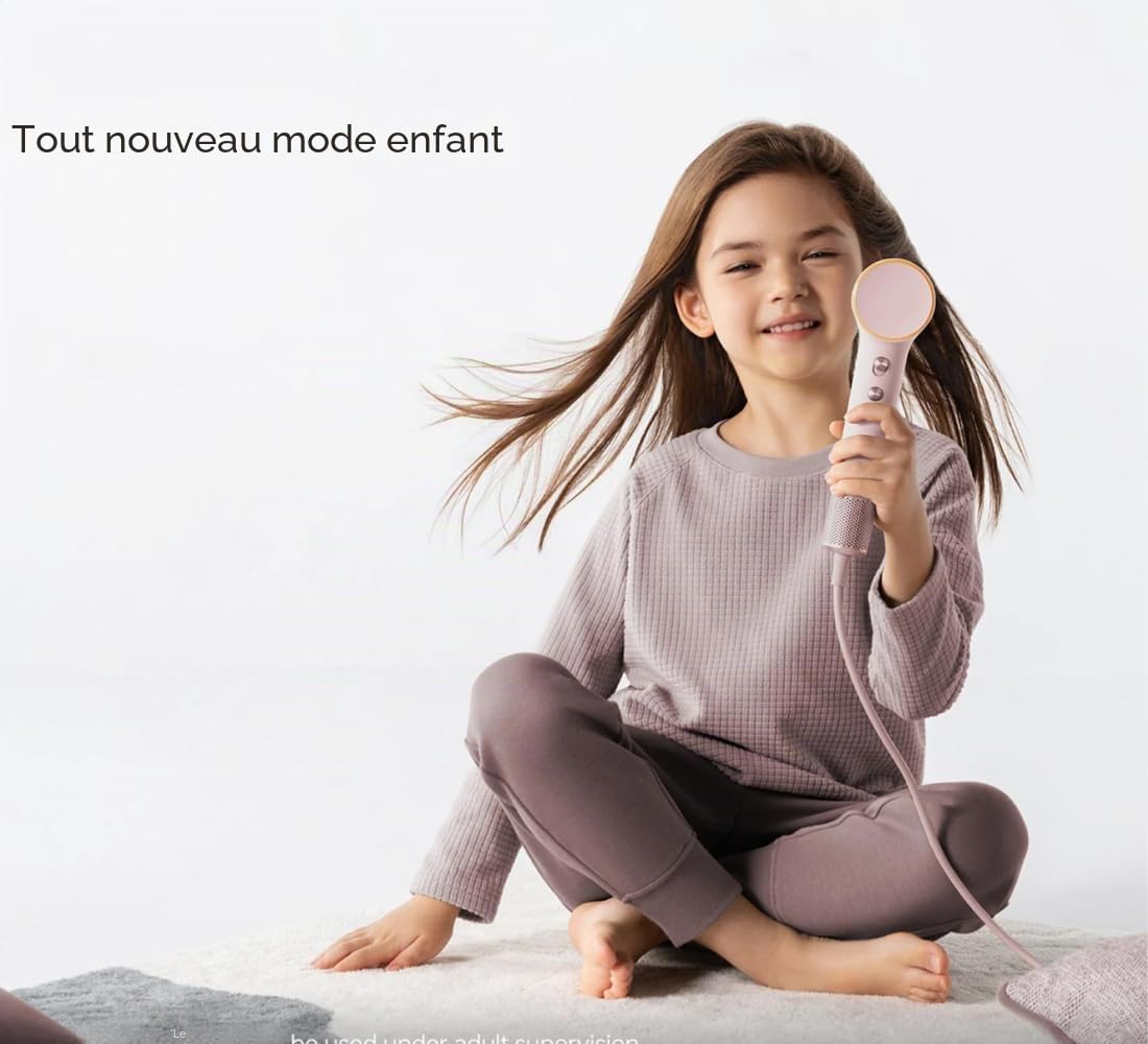 Laifen Mini - Sèche-cheveux rapide et silencieux avec technologie ionique - Coral Pink