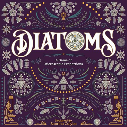Diatoms, Create Beautiful Mosaics from Microscopic Algae Board Game 1 to 4 Players Mensa Select Winner