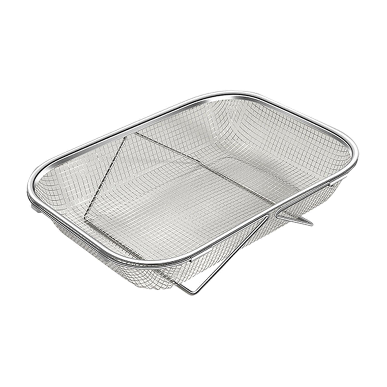 PIXZCSA Retractable Drain Basket Kitchen Sink Rinsing Solution Effective Straining Of Fresh Fruits And Vegetables Sink Storage Rack Drain Rinse Vegetables , XL