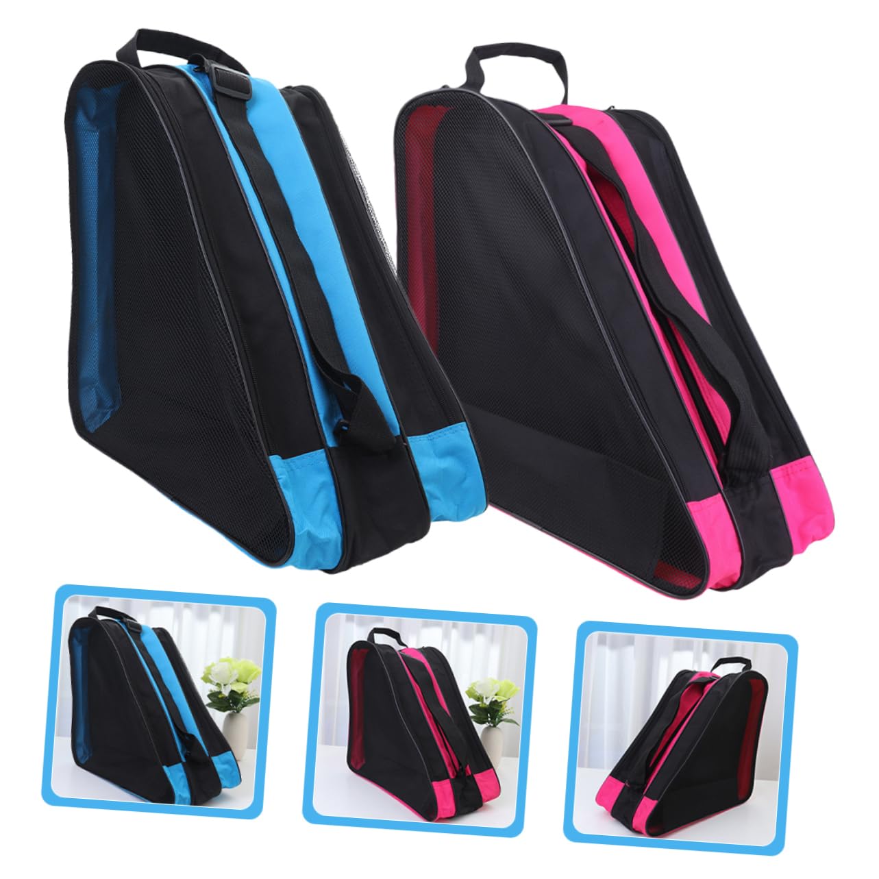 UPKOCH Borsa Porta Pattini Per Adulti E Per Trasportare Pattini Da Ghiaccio Per Ragazzi Per Scarpe Da Skate Per Porta Pattini Portatile In Tessuto