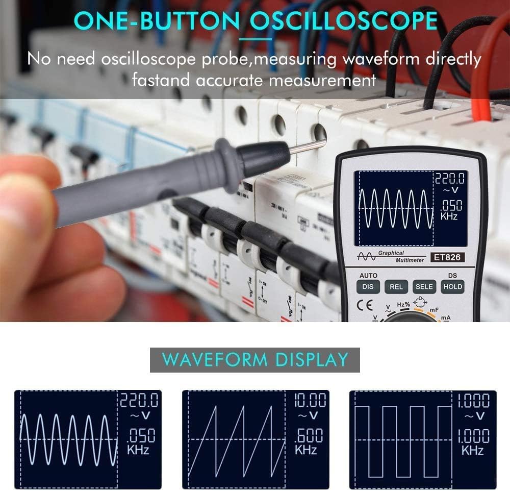Snapklik.com : Oscilloscope Multimeter, 2-in-1 Intelligent Digital ...