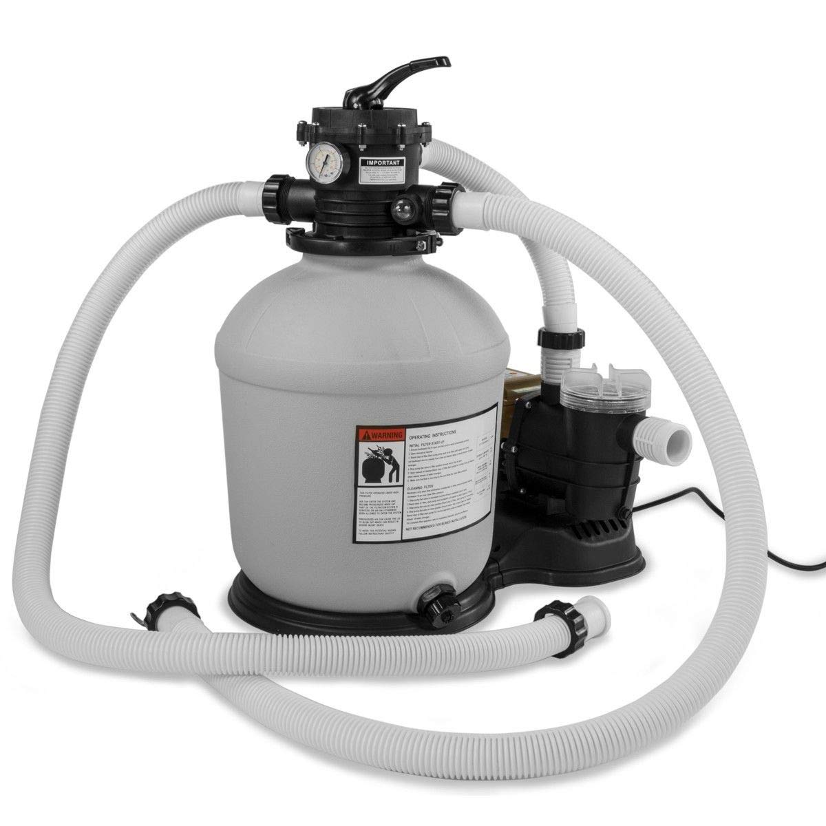 Buy XtremepowerUS 75131V1 16" Sand Filter Swimming 3/4 HP Pump w/Timer 15,000GAL Above Ground