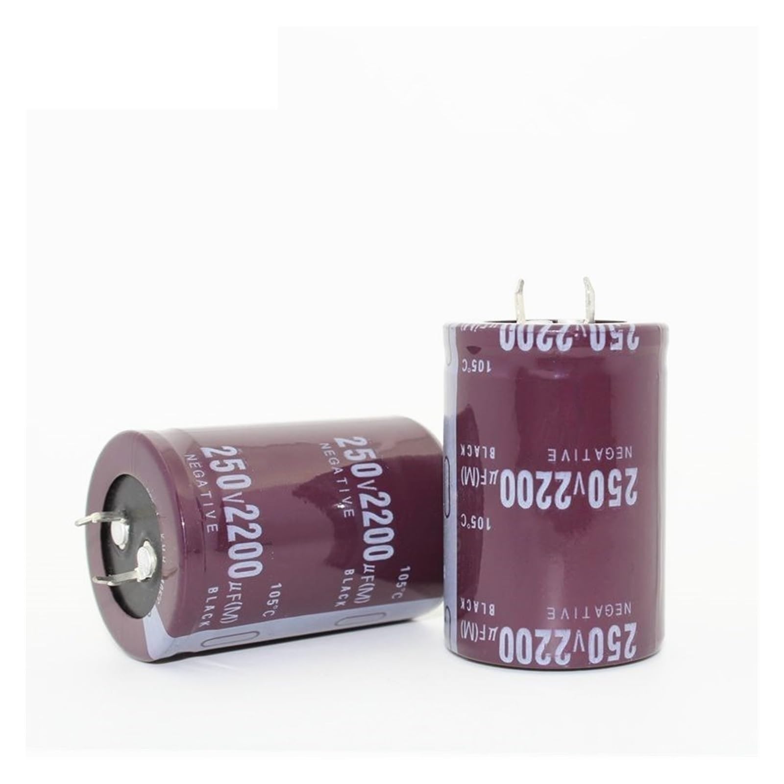 10 condensadores electrolíticos radiales de 250 V y 2200 uf (35 x 50 mm)