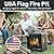 Wood Fire Pit 21 Inches | Fire Pits & Outdoor Fireplaces Outdoor Firepits for Outside Backyard Patio Garden Fireplace for Camping and Outdoor Heating
