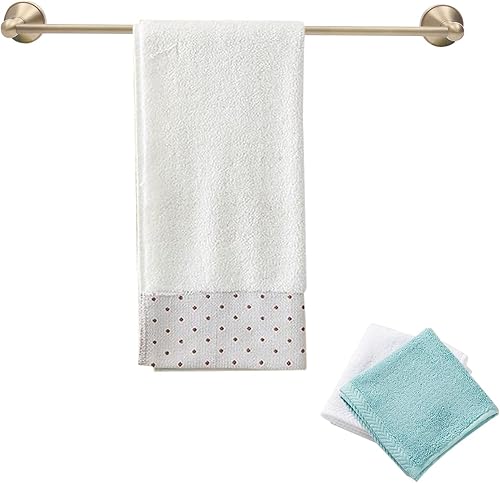 Miniatura 6 de Toallero de latón antiguo, soporte para toallas de montaje en pared, toallero de latón, accesorios de baño, 24 pulgadas