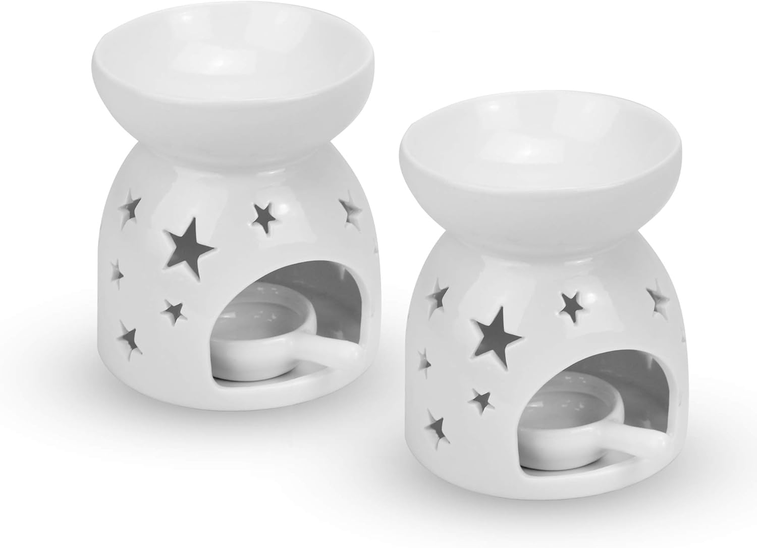 Ceramic Oil Burners Set of 2 Essential Oil Diffuser