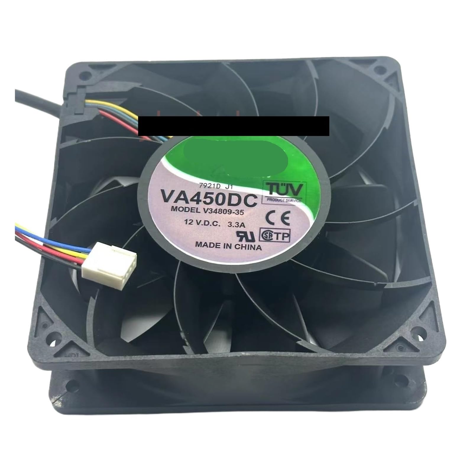 UITGVDQAT V34809-35 DC 12V 3.3A 120x120x38mm 4-wire Server Cooling Fan