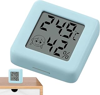 Room Thermo Meter for Home,LCD Humidity Meter Room Thermometer | Indoor Hygrometer Sensor, Accurate Humidity Gauge Meter for Home Room Terrarium Incubator Greenhouse Bohany