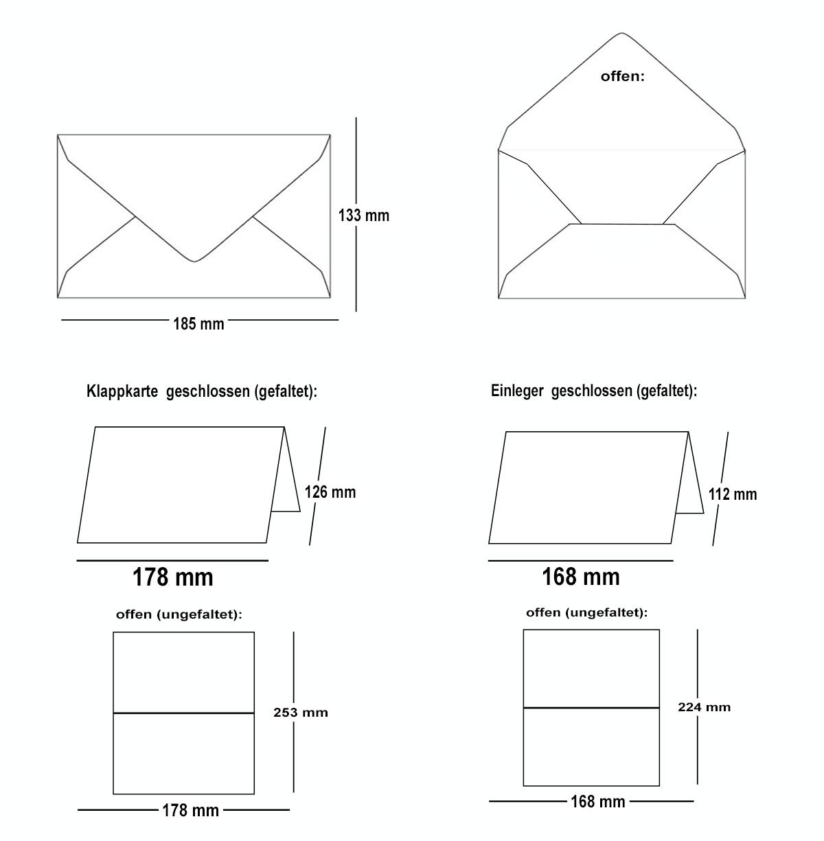 Set De Tarjetas Y Sobres De Papel Reciclado Marrón - Incluye Plantillas, Ideal Para Invitaciones Y Felicitaciones