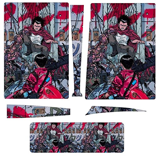 PS5 �X�L���V�[�� �A�L�� ����f Akira PS5 �X�e�b�J�[�Q�[���@ Playstation5 �Z�b�g PS5�h���C�u�� �ɑΉ� �ی�J�o�[ �{�� �R���g���[���[ �X�L���t�B���� �J�o�[ �X�e�b�J�[ �C�A�h�~ ����h�~ �h�w�� �ی�V�[�� �S�ʕی�