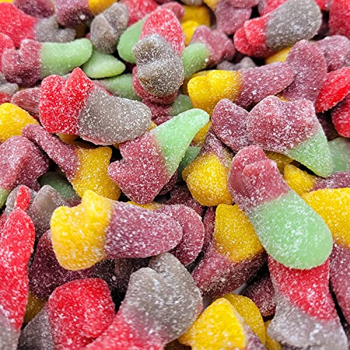 Trolli Sour Brite Sour Sneaks Gummy Candy - Shoe Shaped Sweet & Sour Gummy Candy – Bulk Pack - 4 Pound #TOP10