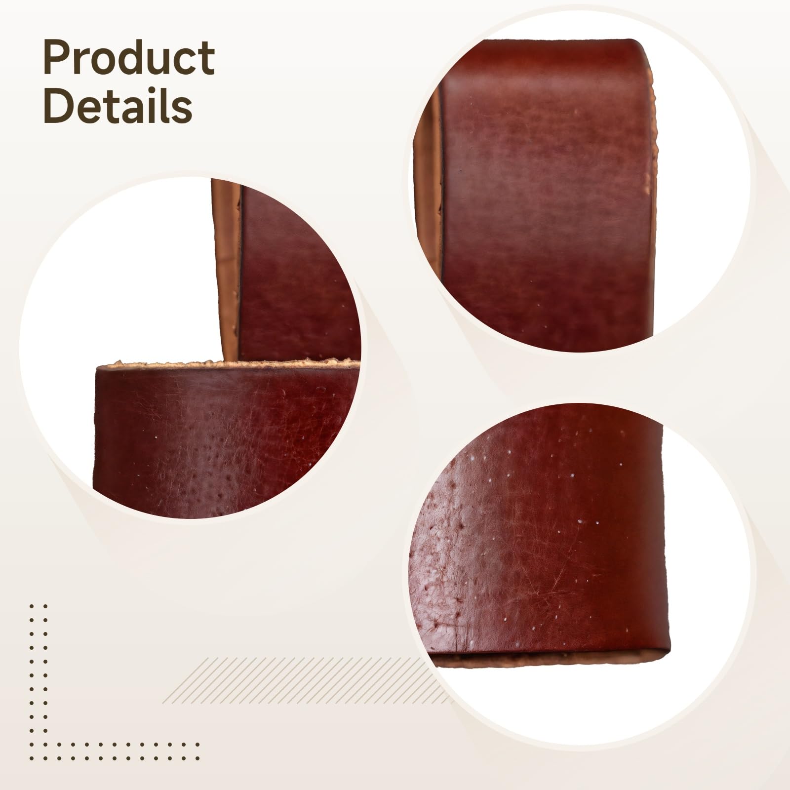 Fourreau de Hache en Cuir pour Ceinture, Porte-Outils en Cuir, Ajustable pour Ceintures Jusqu’à 5 cm ou 1,97 Pouce, Couleur Marron, Solution Pratique pour Porter la Hache en Plein air
