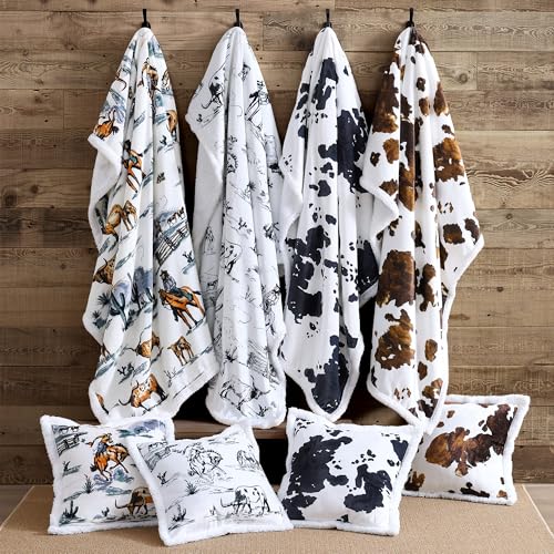Image of Indigo Hill by HiEnd Accents Elsa 3 Piece Sherpa Throw Blanket Set