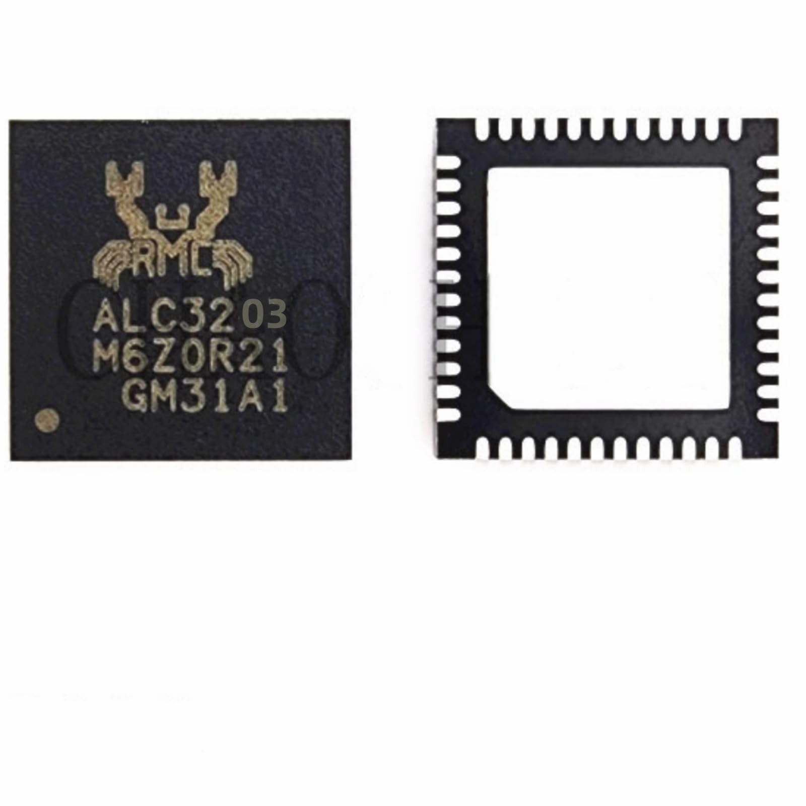 Hailue AL3203 Audio Chip IC.ALC3203-GR.Suitable for laptops ALC32O3 Audio Chip.Realtek Audio Sound Card Driver chip IC.QFN48,Motherboard Chip IC Repair &Integrated Circuit Chip (IC) 2PCS