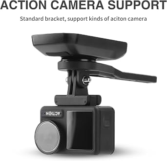 Integrated Handlebar Out Front Mount Aero Handlebar Bike Computer Mount, Compatible with Garmin, iGPSPORT, Wahoo, Cycplus, XOSS Bike Computers, Bike Accessories