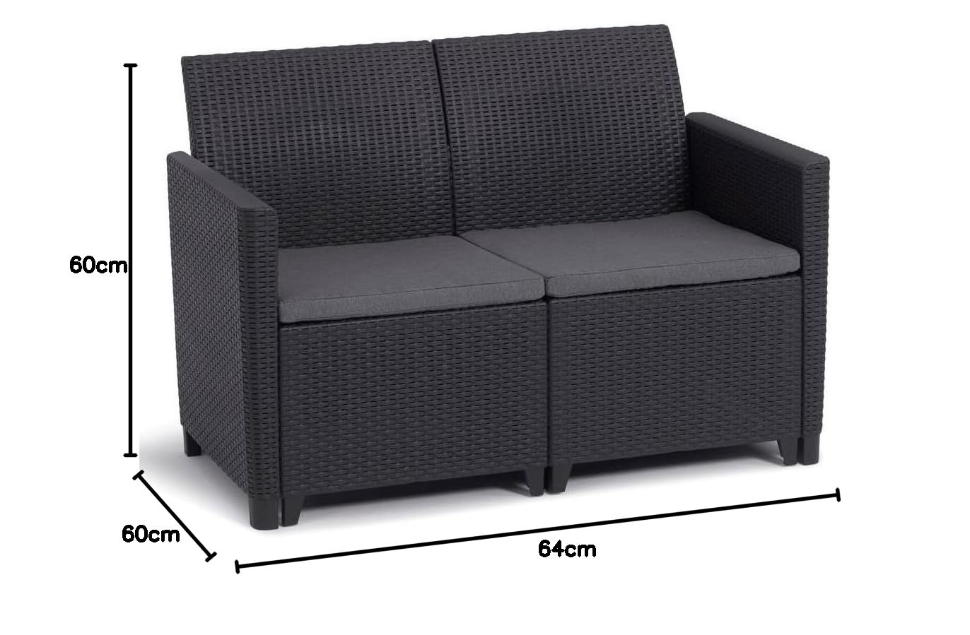 Contenitore Frigo Keter Allibert 40L - Con Cubi Di Ghiaccio, Design Grafite - Foto 13