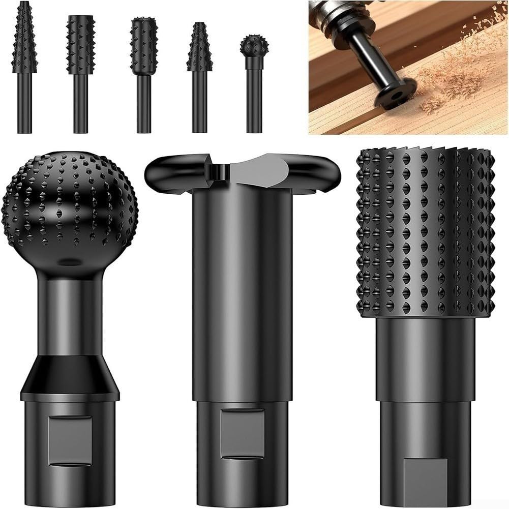 Juego de 8 Gubias Esféricas para Madera Blanda(B)