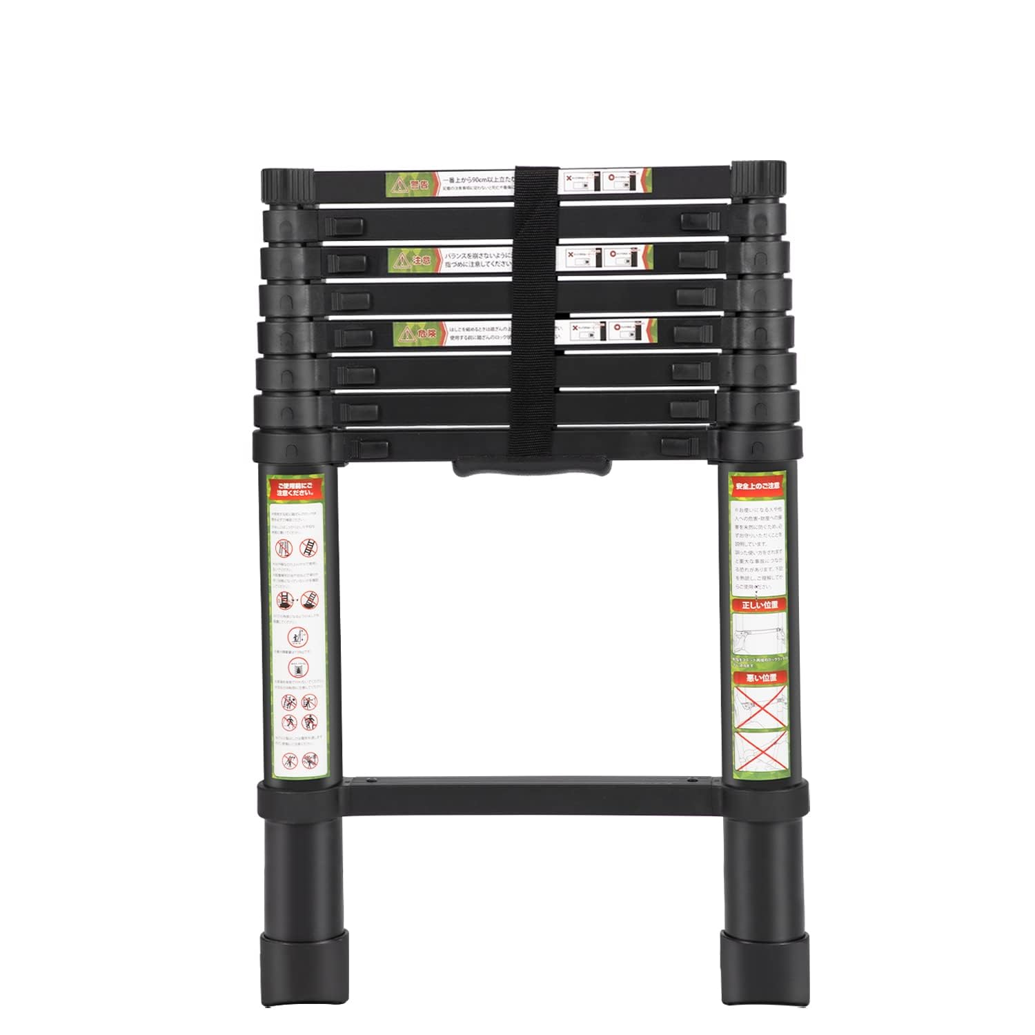 伸縮はしご 最長2.9m 耐荷重150kg 自動ロック 楽天市場】伸縮はしご はしご 2.9m+2.9m 最長5.8m 耐荷重150kg